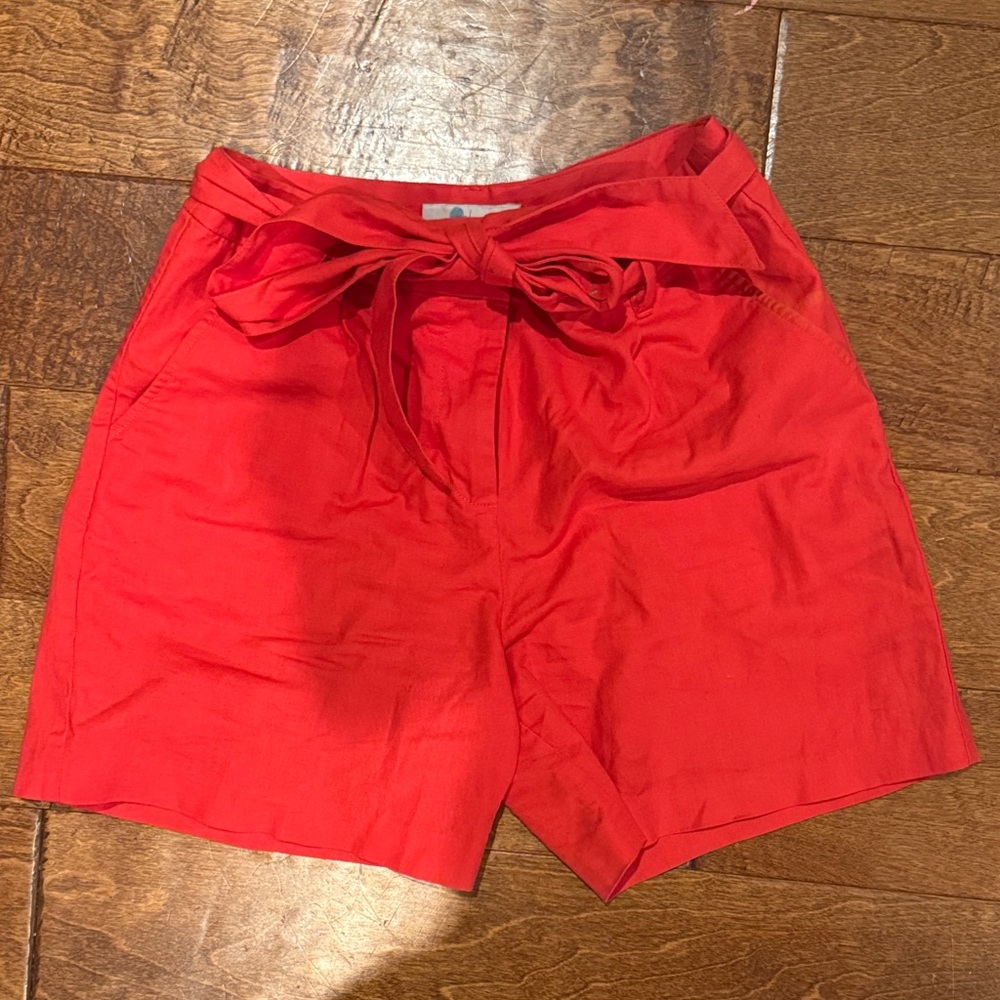 Boden Red Tie-Waist Women’s Shorts